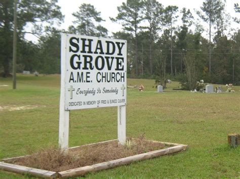 Shady Grove Ame Church Cemetery En Alabama Cementerio Find A Grave