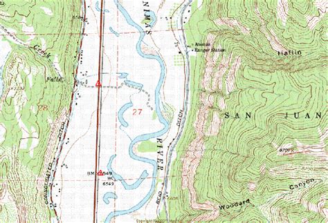 Animas River Colorado Map