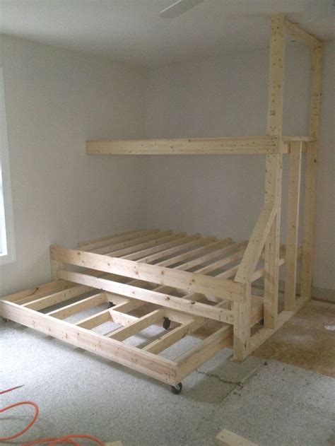 I've even seen on pinterest where people have created car play areas in a trundle box. Bunk Bed Construction Day 1 | Ocean Front Shack
