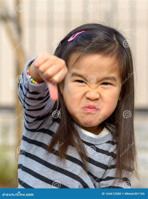 Angry Frustrated Girl Throwing A Temper Tantrum Stock Photo Image Of