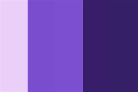 Purple Anime Hair Color Palette