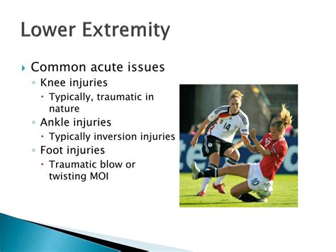 Ppt Sports Medicine Common Injuries And Conditions Powerpoint