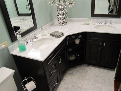 Corner Double Sink Bathroom Vanity Photo Page Hgtv Additional