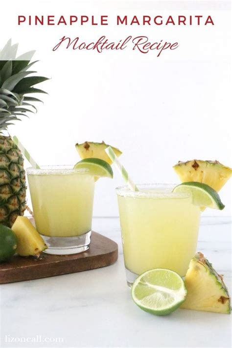 Pineapple Margarita Mocktail Recipe — Liz On Call