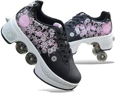Pinkskattings Klassische Quad Skates Roller Skates Rollschuhe Sneaker