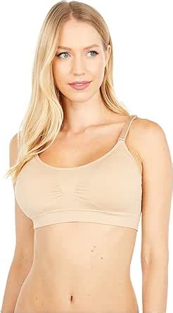 Joy Bra Full Size Seamless Scoop Neck Nude One Size At Amazon Womens