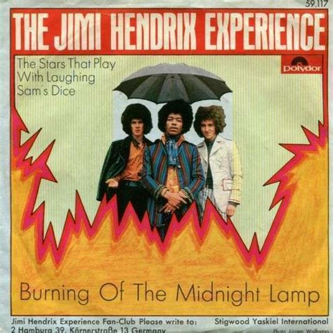 The Jimi Hendrix Experience Burning Of The Midnight Lamp Top 40