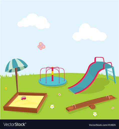 Playground Royalty Free Vector Image Vectorstock