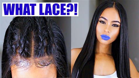installing your lace frontal wig ~ no leave out no glue no tape no sewing youtube