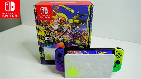 Nintendo Switch Oled Console Splatoon Edition Ubicaciondepersonas