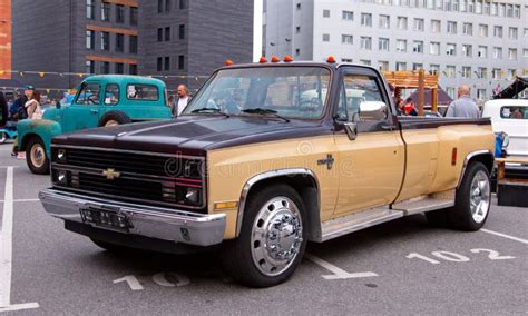 Classical American Pickup Truck Chevrolet Silverado Editorial Stock