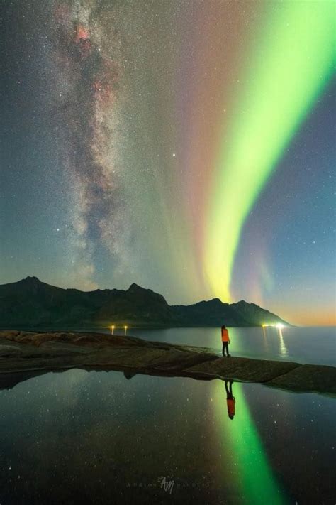The Northern Lights Above Senja Island In Norway Captured By The Super