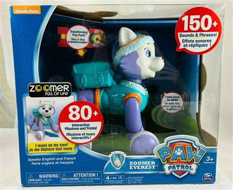 Paw Patrol Zoomer Everest Interactive Pup 150 Sounds And Phrases 80