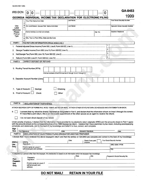 Georgia State Tax Forms Printable Printable Forms Free Online