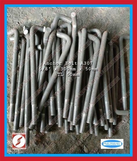 Astm A Anchor Bolt L Type Commercial Industrial Construction