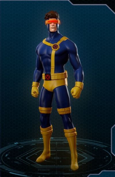 Marvel Heroes Cyclops 90s X Men Costume The Video Games Wiki