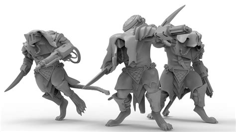 3d Printable Model Cheese Stealer Cult Vermin Ogres