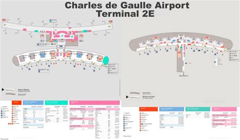 Charles De Gaulle Airport Terminal 2e Map