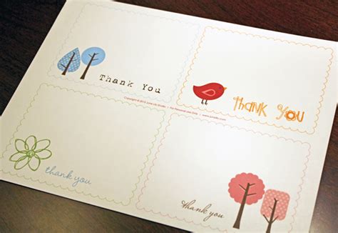 6 Best Images Of Cute Thank You Notes Printable Printable Birthday