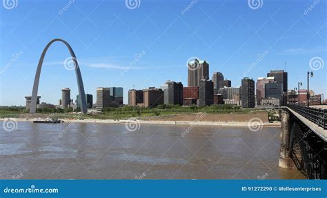 St Louis Skyline Stock Photo Image Of Saint Skyscrapers 91272290