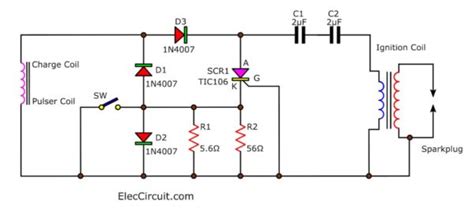 How Motorcycle Capacitor Discharge Ignition Cdi Works Example Circuits
