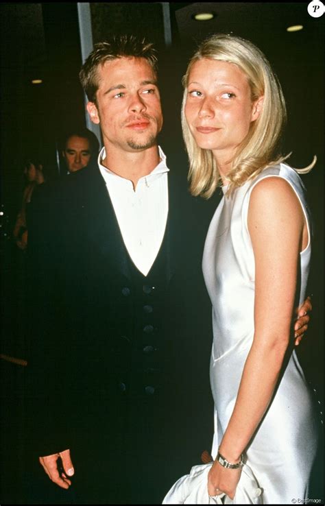 Brad Pitt Et Gwyneth Paltrow à La Première Du Film Légende D Automne Londres Le 24 Avril 1995