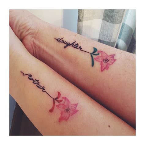Invite your sister, friend, cousin, whoever and recreate this cute wrist design. Mother daughter matching tattoos #tattoo #motherdaughter # ...
