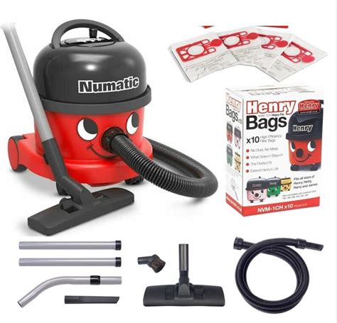 Henry Hoover Nrv200 Numatic Commercial Vacuum Cleaner And 10 Free Bags