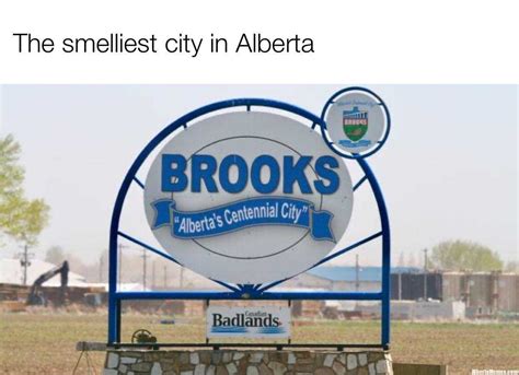 The Smelliest City In Alberta Known As Brooks Alberta Meme Alberta Memes