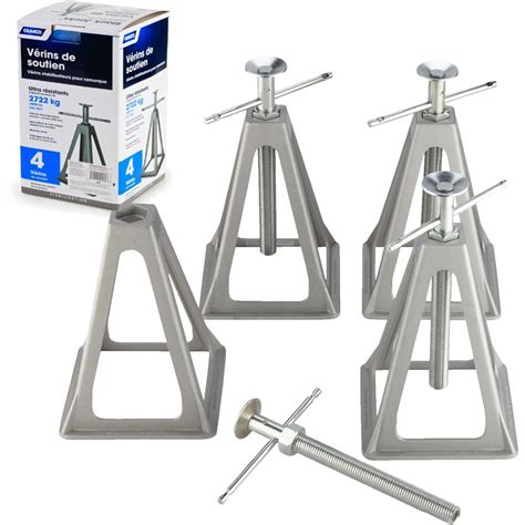 Jack Stand Set Of 4 Camco Olympian Rv Aluminum Stack Stabilizer Camper