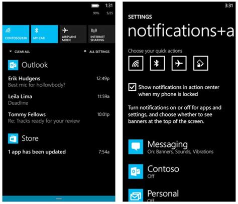 Windows Phone 81 επιτέλους αποκτούν Notification Center για