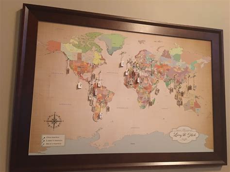 Personalized Travel Map Of The World Map Of World