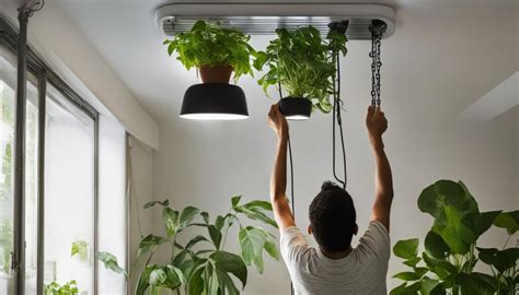 How To Hang Grow Lights From Ceiling