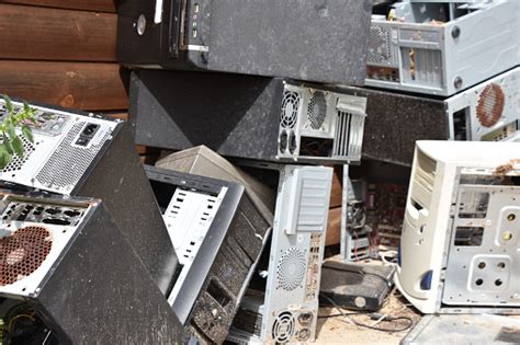 Pile Of Old Computers Stock Photo Download Image Now Computer