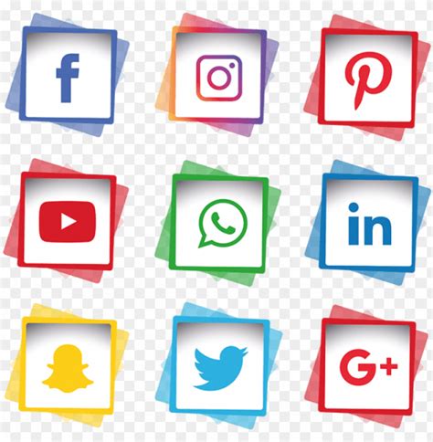 Social Media Icons Set Social Media Icon And Social Media Logo