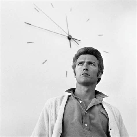 Clint Eastwood Photo Shoot For Cbs Television In 1960 Clint