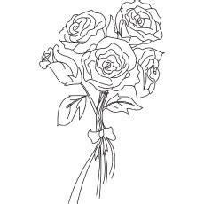 We have collected 37+ rose bouquet coloring page images of various designs for you to color. Top 25 Free Printable Beautiful Rose Coloring Pages for Kids