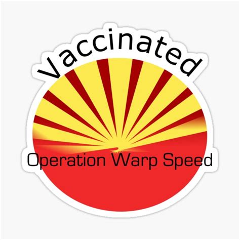 Operation Warp Speed Stickers Redbubble