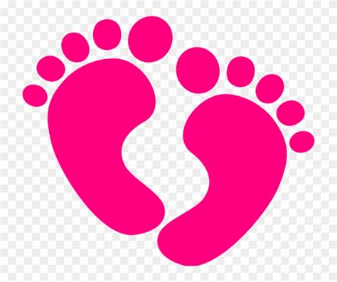 Permalink To Baby Feet Clip Art Heart Clipart Pink Baby Feet Clipart