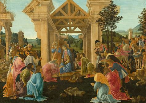 Botticelli Sandro The Adoration Of The Magi Fine Art Print Poster