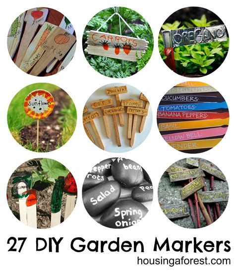 27 Diy Garden Markers Housing A Forest
