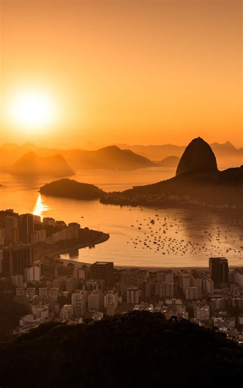 1600x2560 Sunset In Rio De Janeiro 5k 1600x2560 Resolution Wallpaper