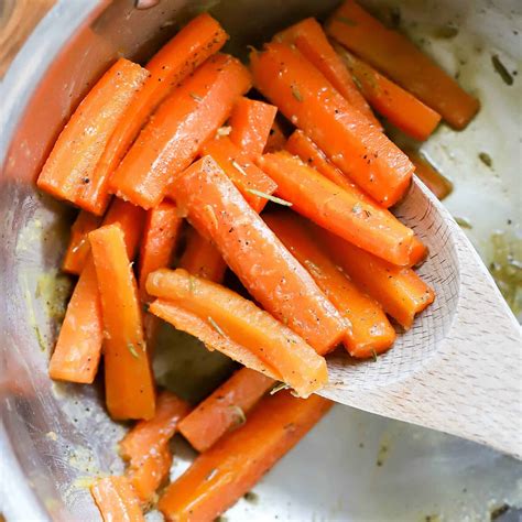 Brown Sugar Glazed Carrots Yummy Healthy Easy
