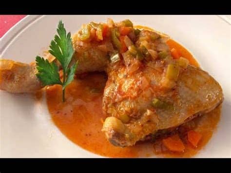 Integramos el pollo en el tomate y dejamos cocinar 5 minutos más. POLLO EN SALSA AL ESTILO DE LA ABUELA - IDEAL - YouTube