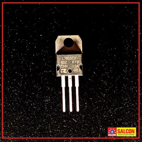 7805 Voltage Regulator Ic Pack Of 5156 Salcon Electronics