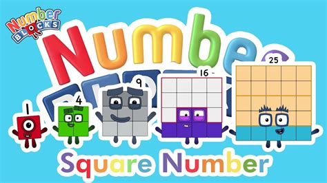 Numberblocks Intro But All Square Number Youtube