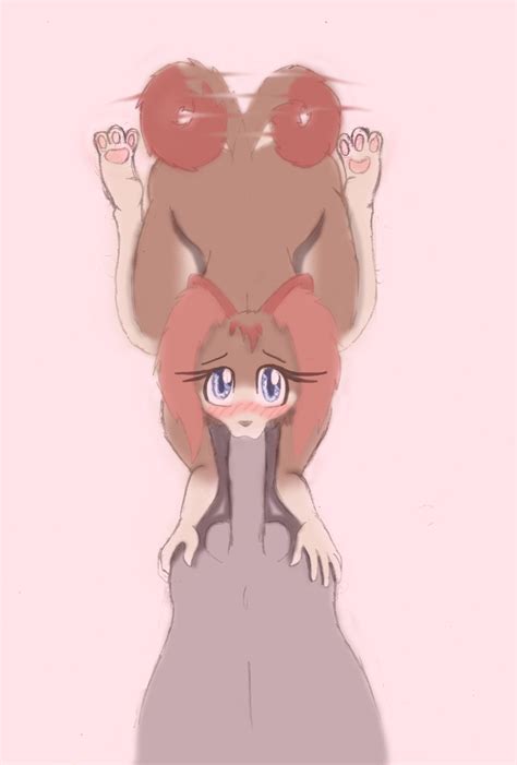Rule 34 All Fours Ambiguous Gender Anthro Balls Bit Small Blush Brown