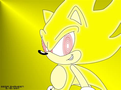 Super Sonic From Sonic The Comic By Fleetway Sonic The Hedgehog Fan
