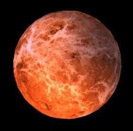 Planet Venus Kartun Tumbuh Tumbuhan