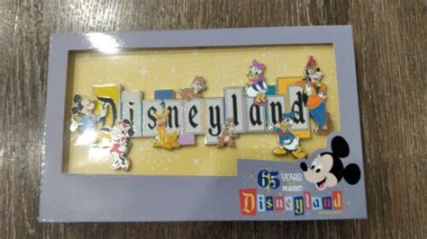 Disneyland Park 65th Anniversary Disneyland Marquee Pin Limited 1500